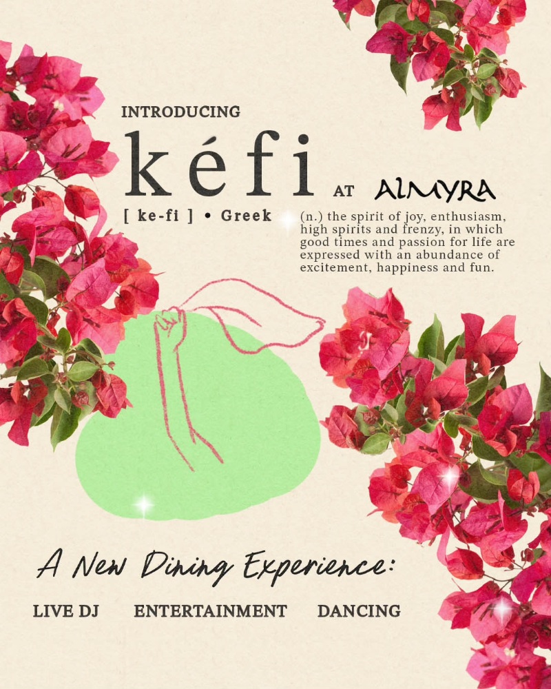 introducing kefi party at almyra